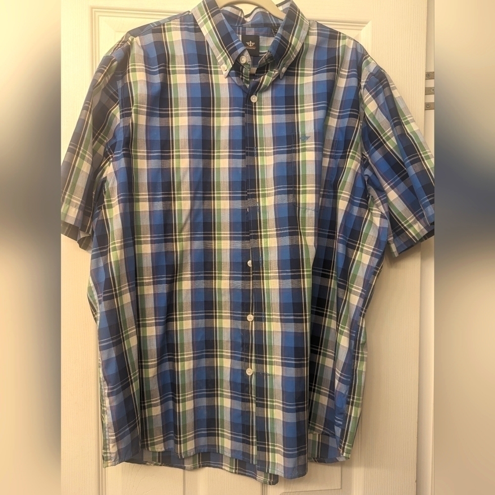 4/$15 Dockers Mens XL Causal button down shirt